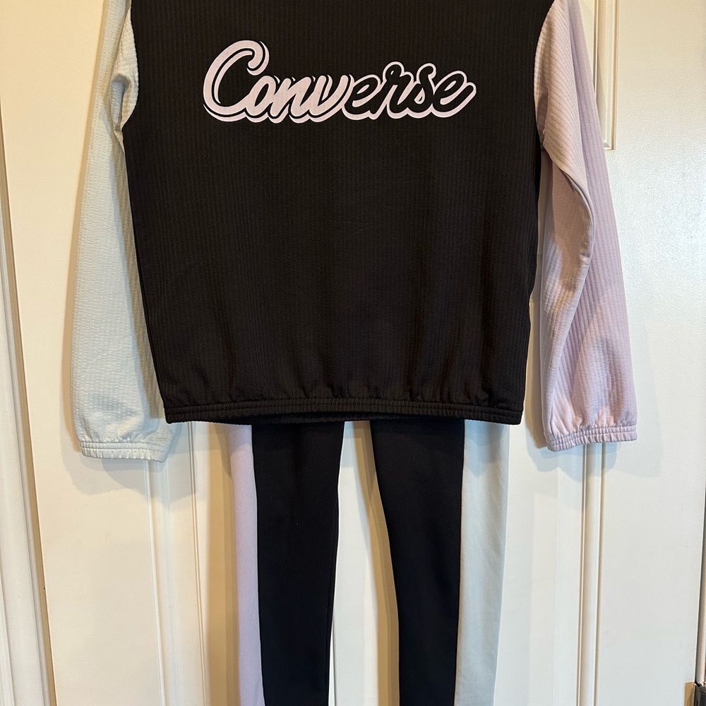 Converse Black and Pastel Colorblock Tracksuit